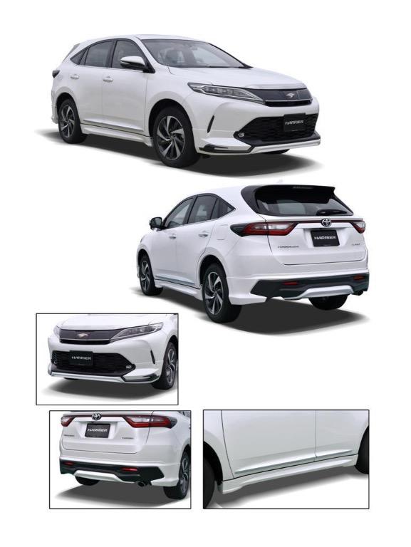 Bodykit for Toyota Harrier (2018 to 2020 model), with paint and