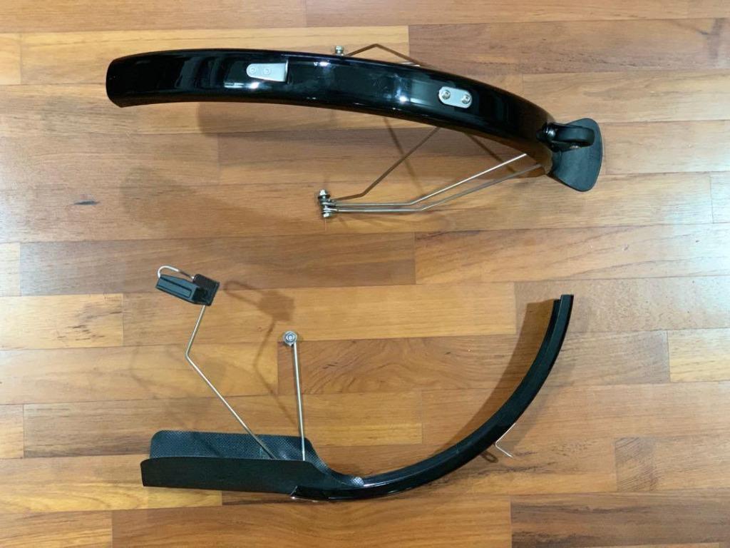 Brompton Front & Rear Mud Guard, Fender with E-hook (Black Edition ...