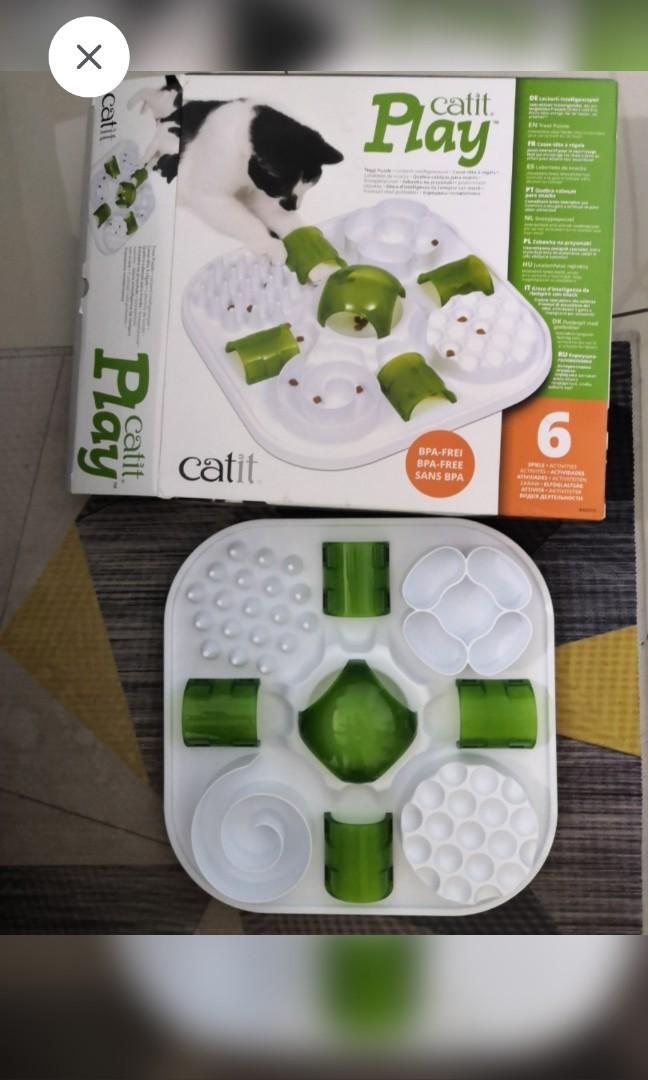 Catit Play Treat Puzzle Slow Feeder The Catit Play Treat Puzzle, Pet