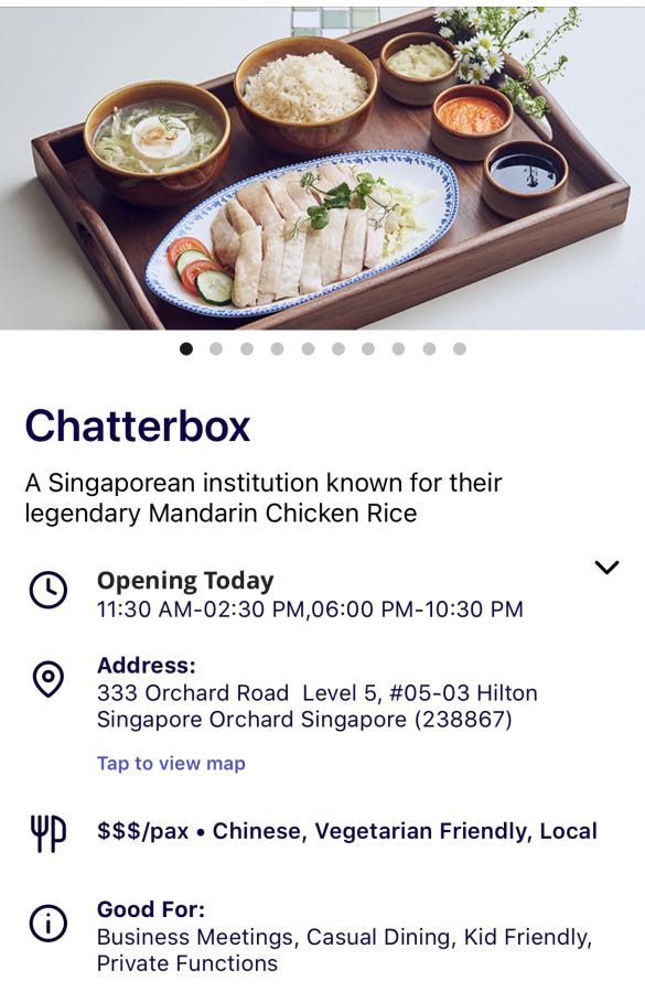 Chatterbox Dining Voucher, Food & Drinks, Local Eats on Carousell