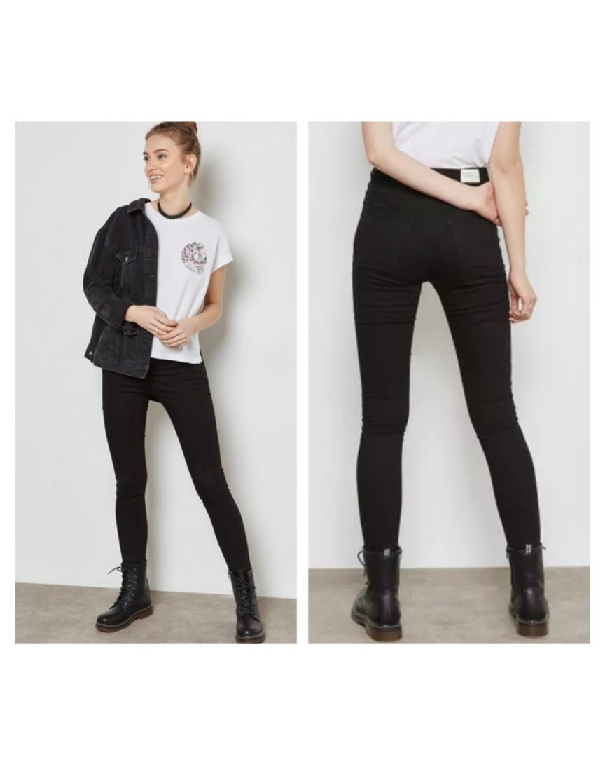 Cheap Monday High Spray Black Jeggings 
