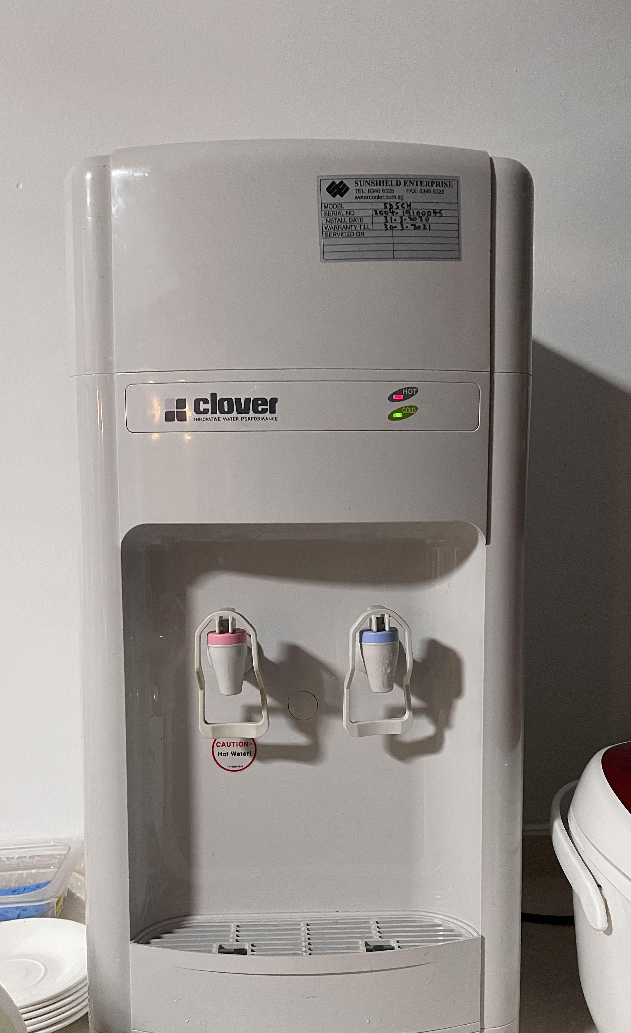 Clover Water Dispenser, TV & Home Appliances, Kitchen Appliances, Water