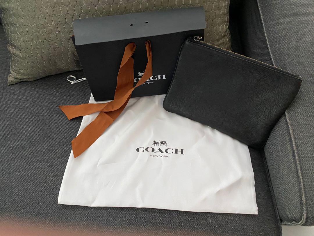 Coach Men Clutch Bag, Men's Fashion, Bags, Belt bags, Clutches and