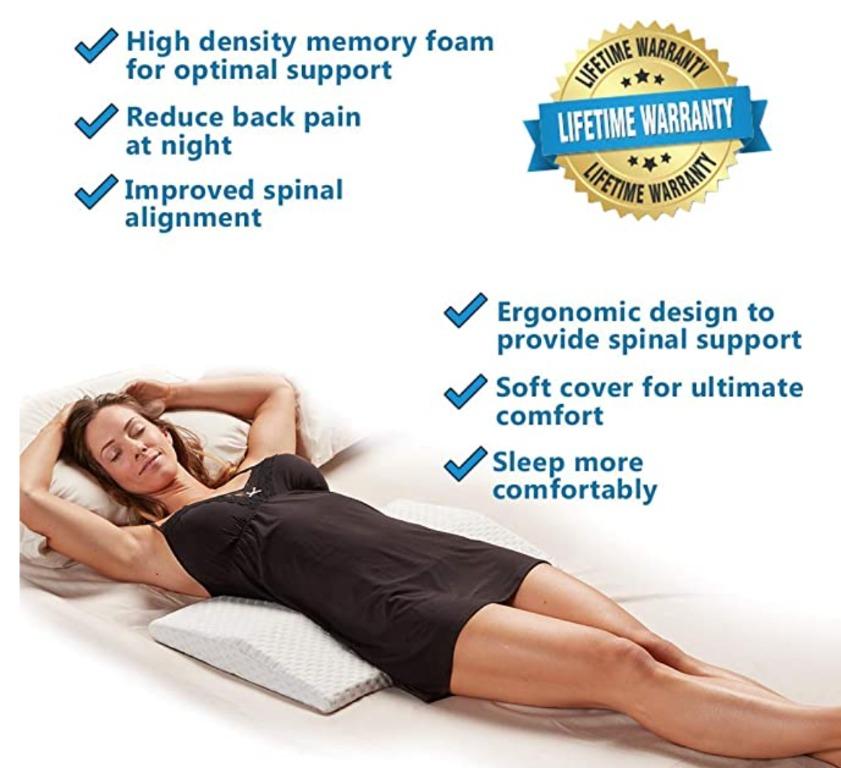 ComfiLife Lumbar Support Pillow, Furniture & Home Living, Bedding