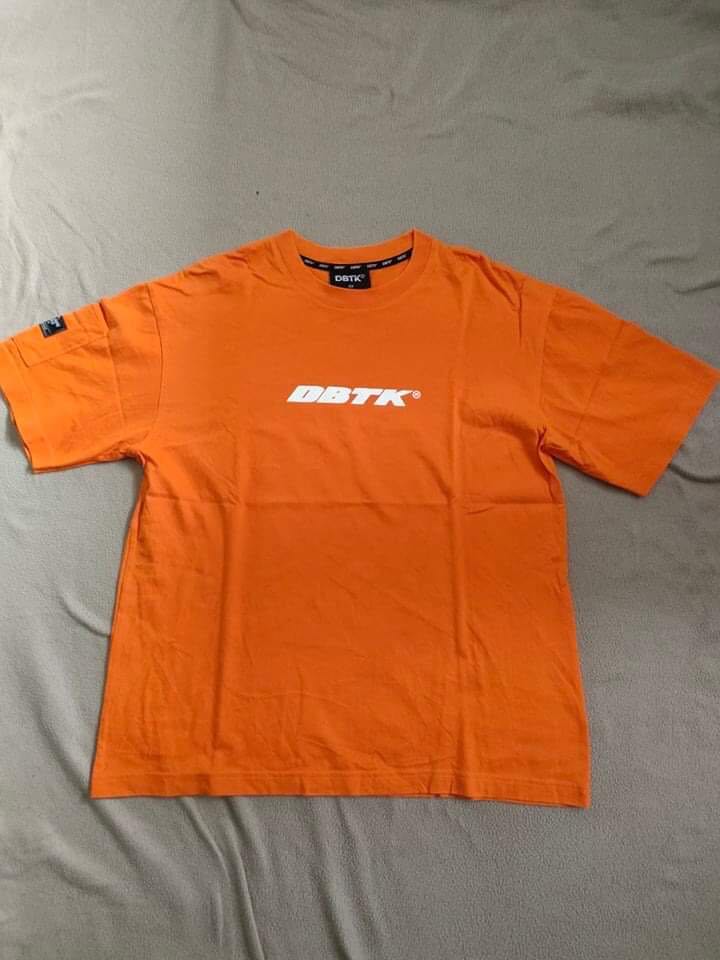 DBTK Cipher Tee v1 Orange/White, Men's Fashion, Tops & Sets, Tshirts ...