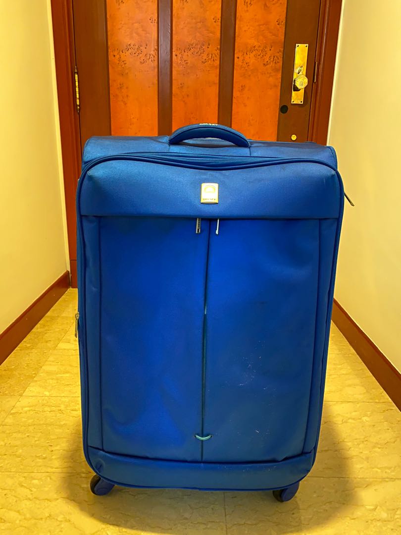 blue delsey luggage