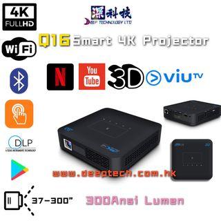 DLP Q16 3D 4K Smart Projector