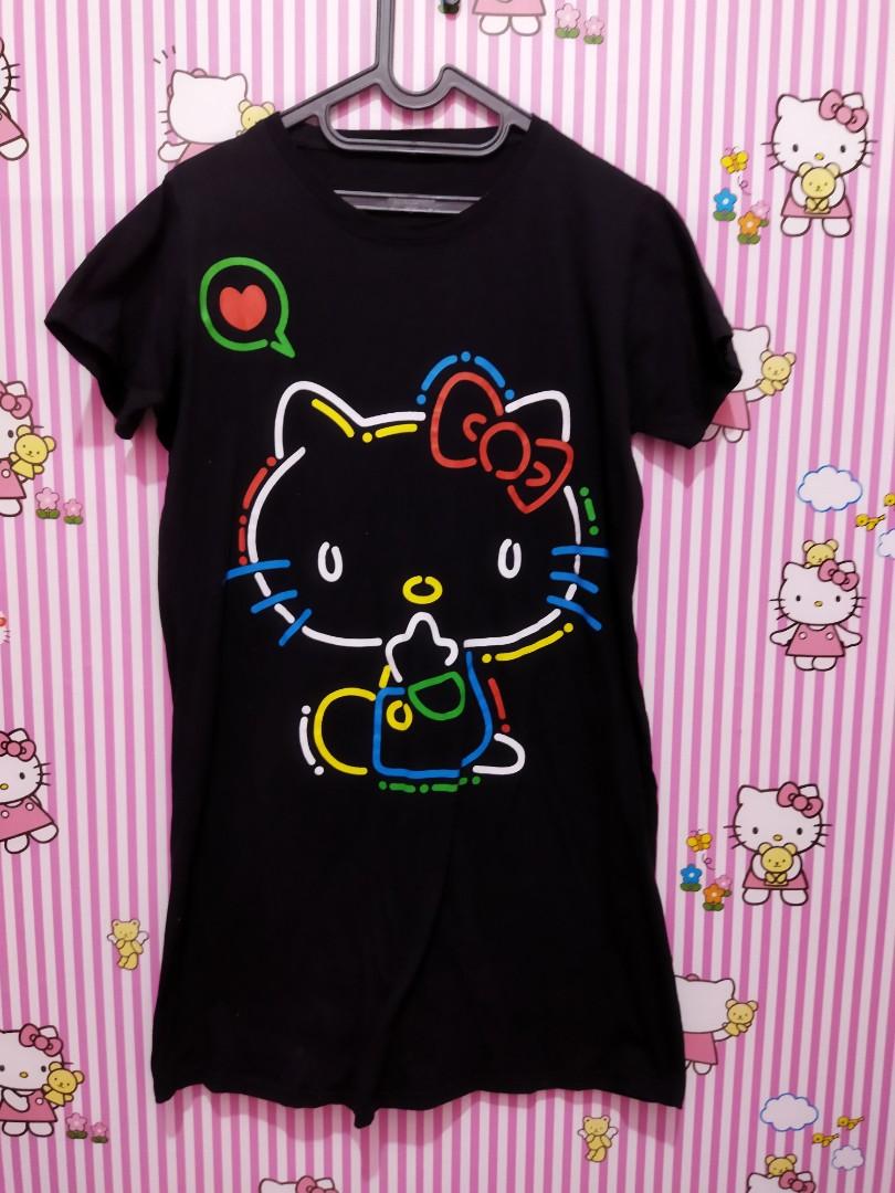 Dress hello kitty, Fesyen Wanita 