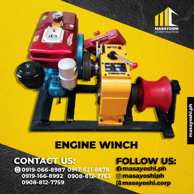 Engine Winch Diesel Type Engine Winch Lifting Winch Lift