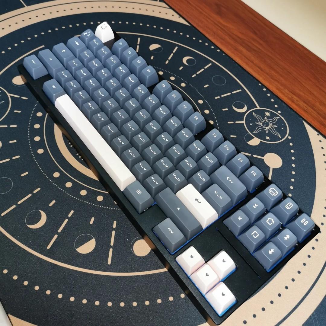 Falamander Top Mount Aluminium TKL with SA Bliss Keycaps, Computers