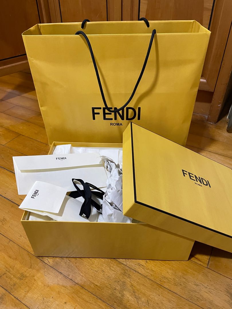 Fendi box and bag, Everything Else on Carousell