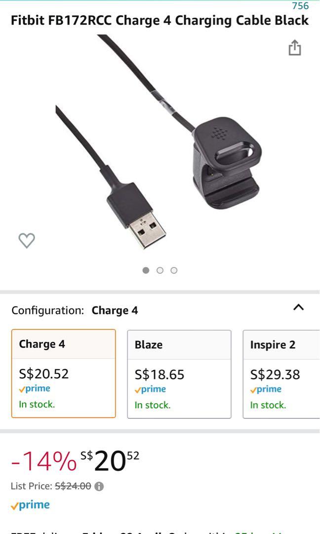 Fitbit charge hotsell 4 charging