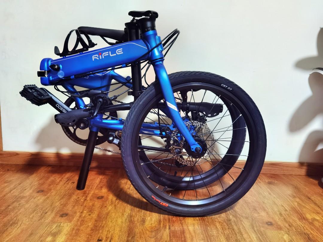 Folding bike Rifle RD10 bifold bicycle 9 speed LTWOO gearing
