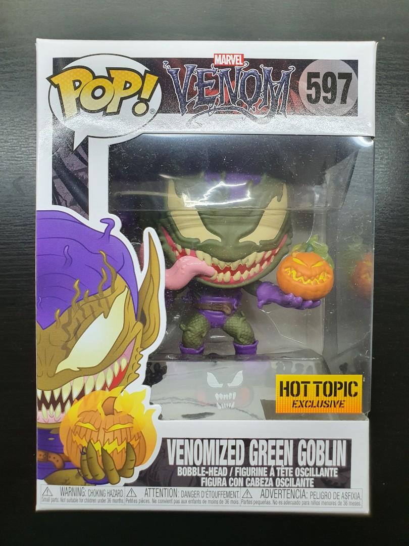 Funko Pop Marvel Venom Venomized Green Goblin Hot Topic Exclusive 597