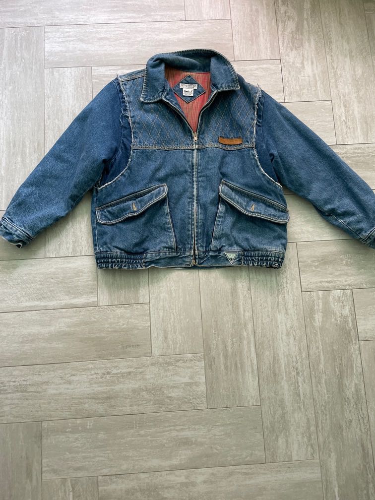 Vintage Georges Marciano for Guess Heavy Denim Jacket, Men's Fashion ...