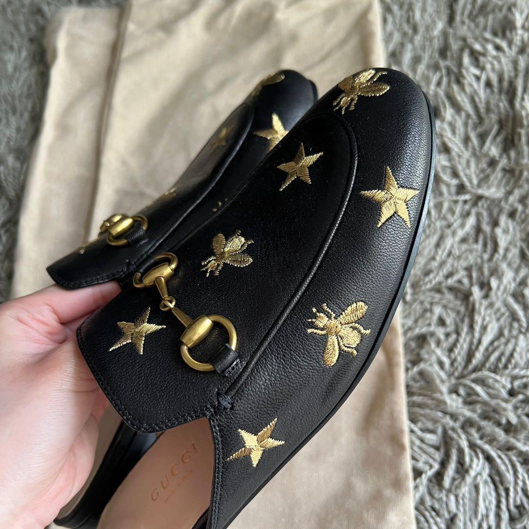 Gucci bee 2025 mules