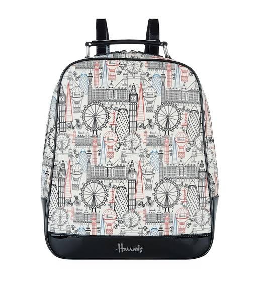 Harrods Original Balloons and Bicycles White Backpack Women s Fashion Bags Wallets Backpacks on Carousell