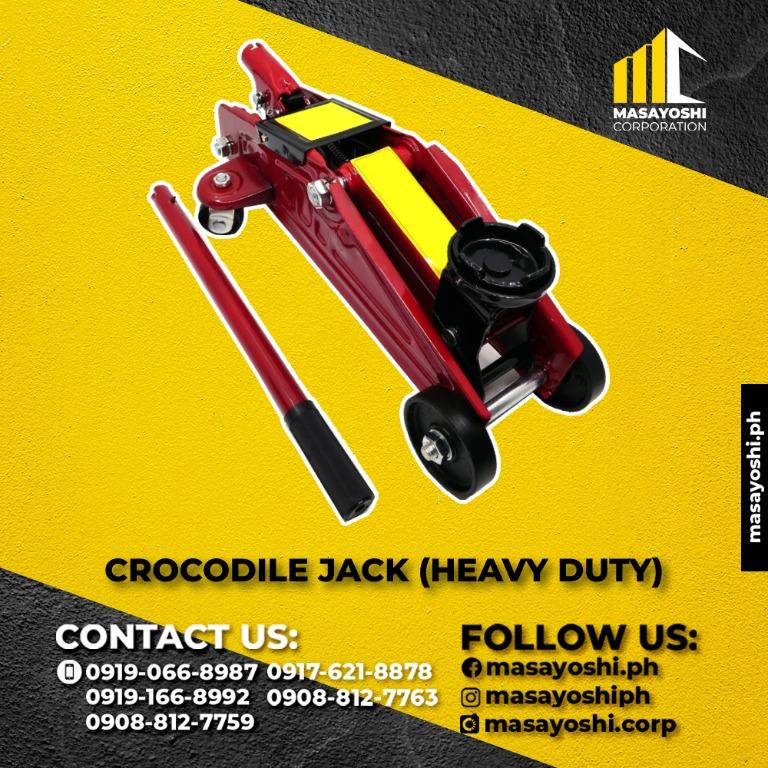 Heavy Duty Crocodile Jack Lifting Equipment Hydraulic Floor Jack