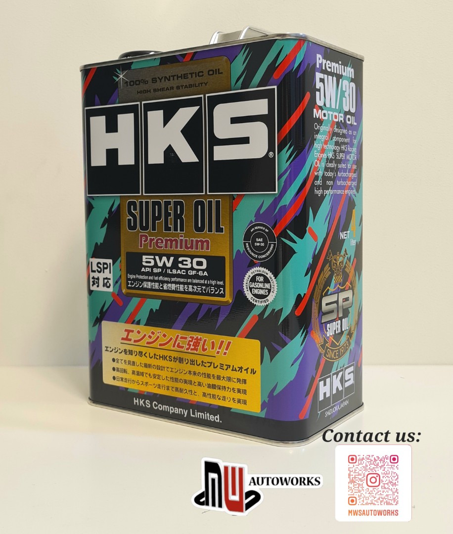 HKS エッチケーエス スーパーオイル プレミアム 5W-30 (API SP ILSAC GF-6A) 8L (4L x 2本) (52001- AK145-2S 安売り - オイル、バッテリーメンテナンス用品