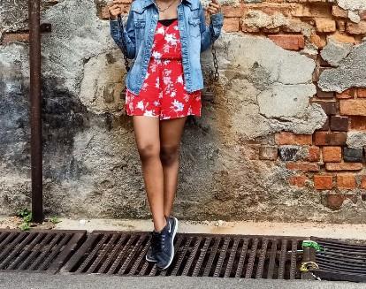 Red sales playsuit h&m