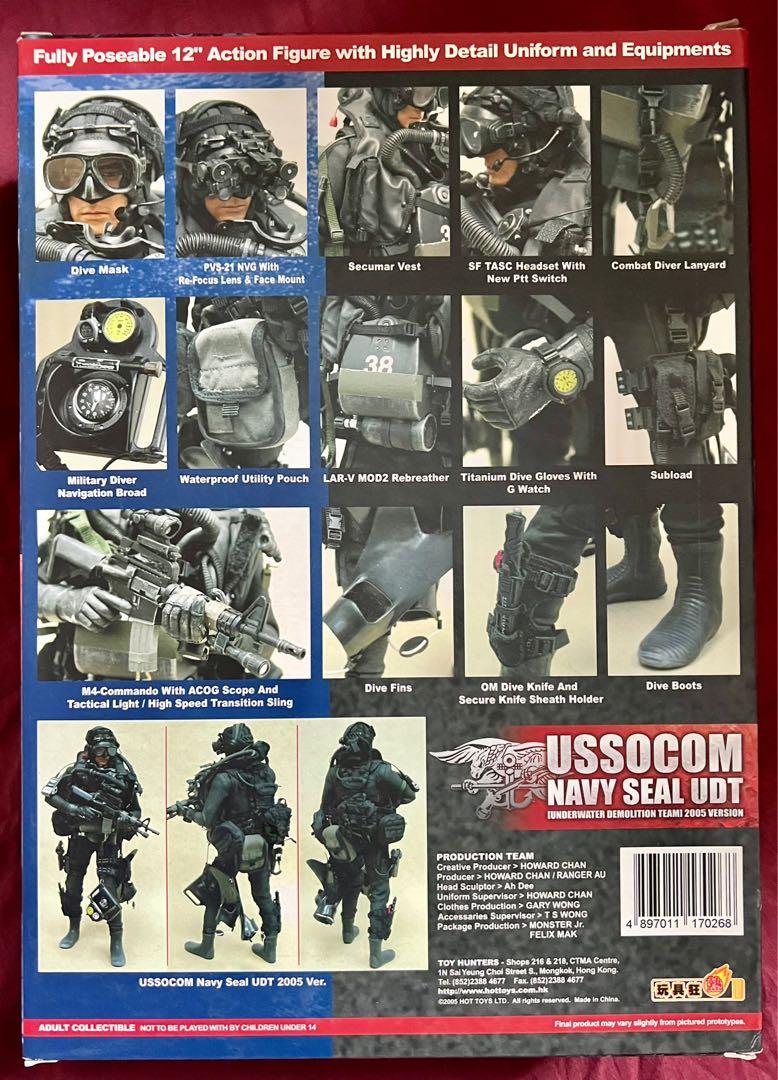 ホットトイズ US SOCOM Navy Seal UDT 2005 Ver. Unboxing the 1/6 Hot