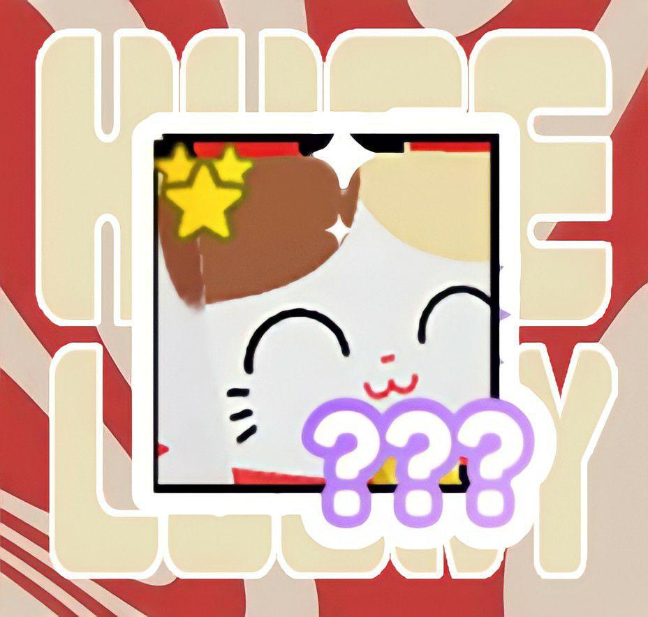 Huge Lucky Cat Pet Simulator X Exclusive Pet, Video Gaming, Video Games ...