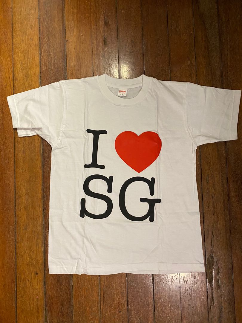 T shirt i love singapore top