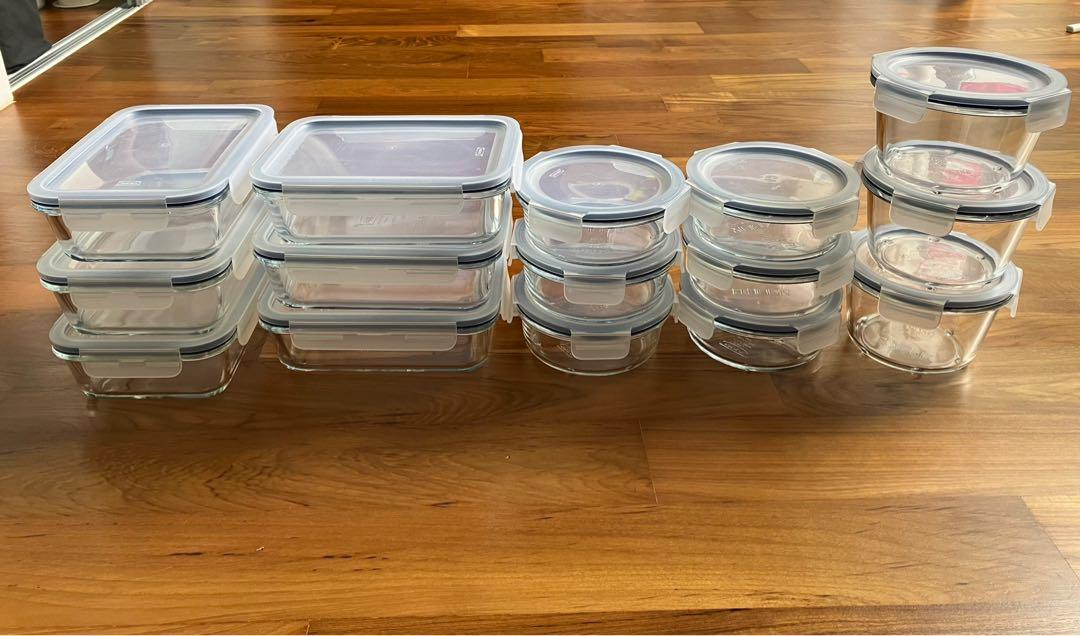 IKEA 365+ Food container with lid, glass, 400 ml - IKEA