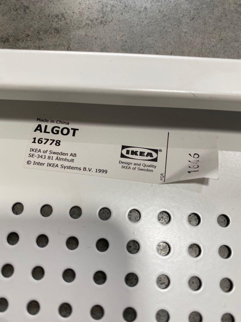 IKEA Algot Metal Shelves (2 sizes), Furniture & Home Living, Furniture
