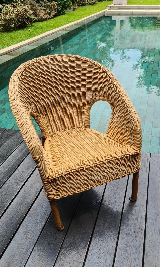 Children's wicker sales chair ikea