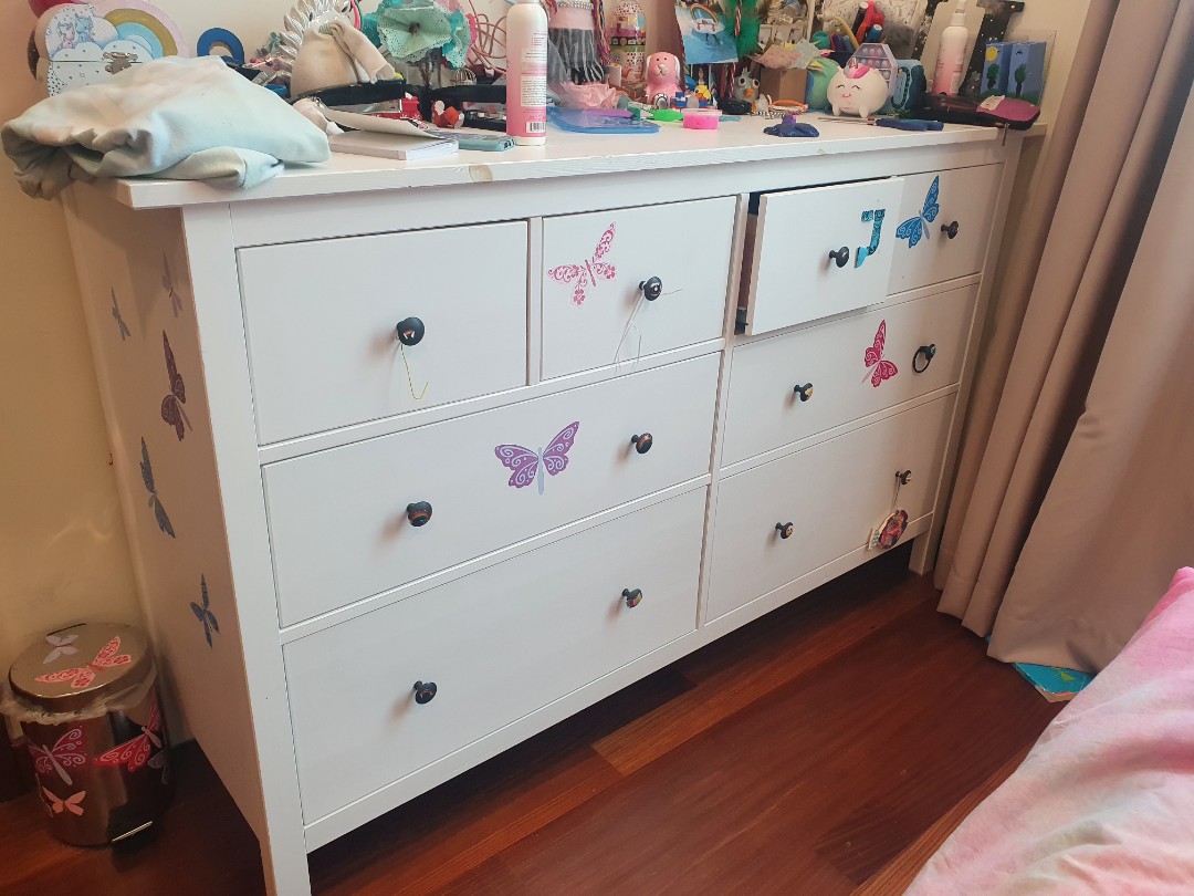 Ikea Hemnes set Full size, Furniture & Home Living, Furniture, Bed Frames & Mattresses on