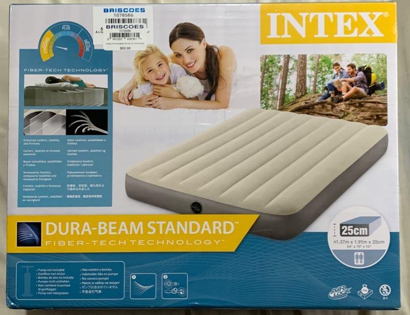 Intex deluxe single high airbed clearance
