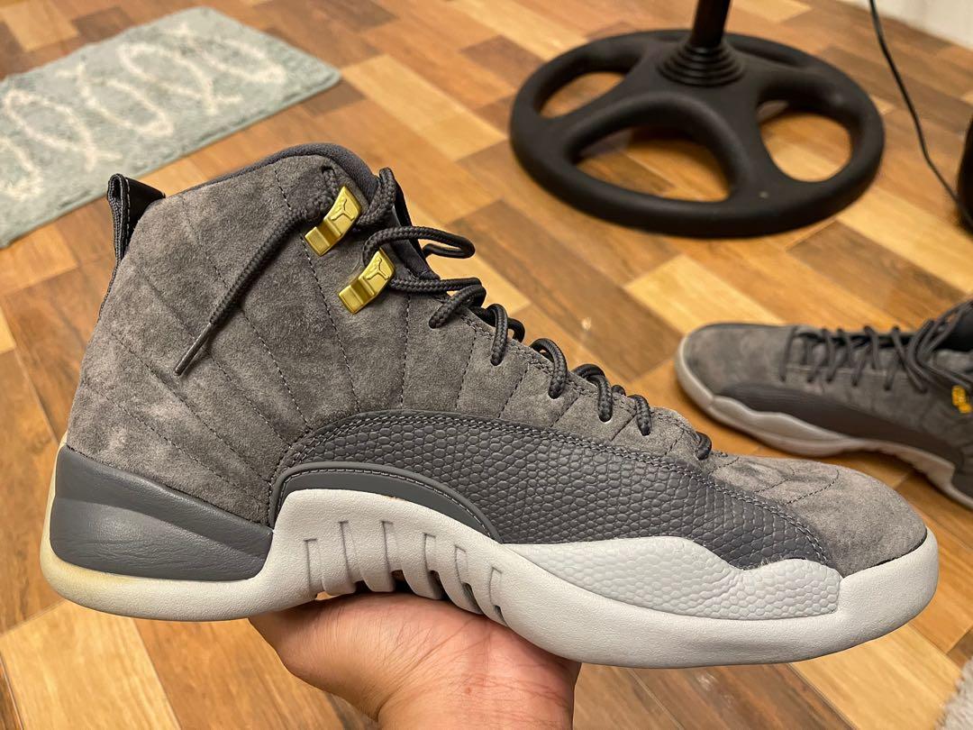Jordan 12 grey and gold 2025