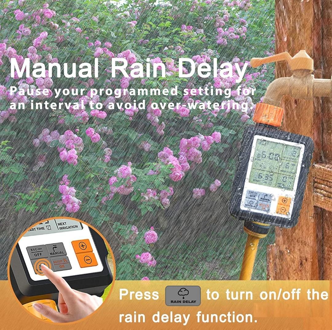 Kazeila Hose Timer, Water Timers for Hoses Programmable, Sprinkler