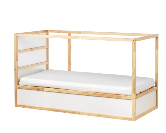 Kura Reversible Bed White Pine, Sky Bunk Bed Assembly Instructions Pdf