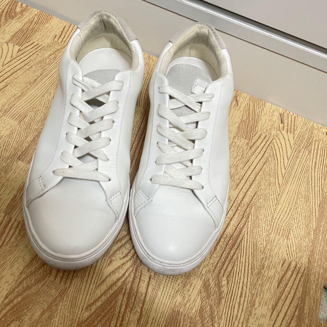 kurt geiger sneakers英國品牌真皮37, 女裝, 鞋, 波鞋- Carousell