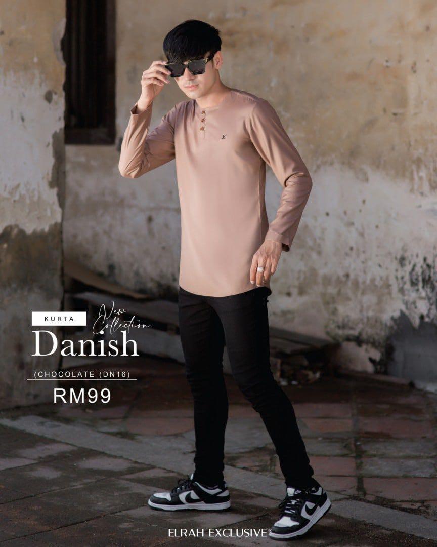Kurta Danish by elrah exclusive, Men's Fashion, Muslim Wear, Baju Melayu on  Carousell
