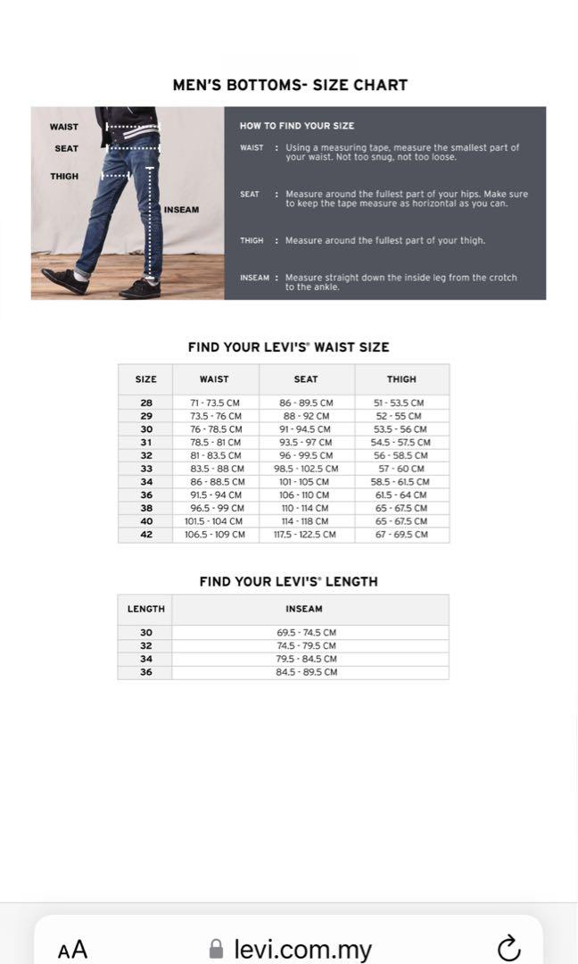Levi's Men's 512 Slim Tapered Fit Jeans 'Light Indigo', Men's Fashion,  Bottoms, Jeans on Carousell