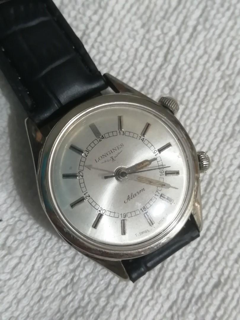1176) Longines Alarm Manual Winding 