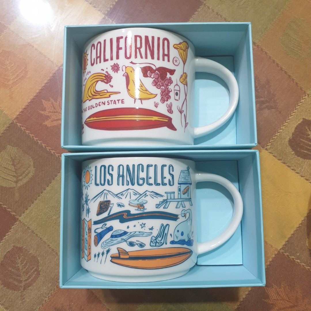 LOS ANGELES and CALIFORNIA Starbucks Been There Series Ceramic