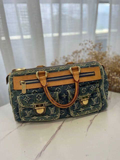 LV Neo Speedy in denim, Luxury, Bags 