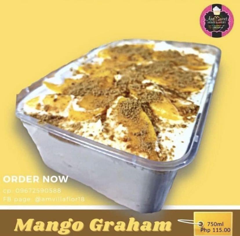Mango Graham 750ml (Category: Homemade Bakes) located in Manila. Submitted by amvillaflor (Listing ID 1154770106, Image 1). Description: Loc Bacood Sta Mesa Delivery will shoulder by the buyer.