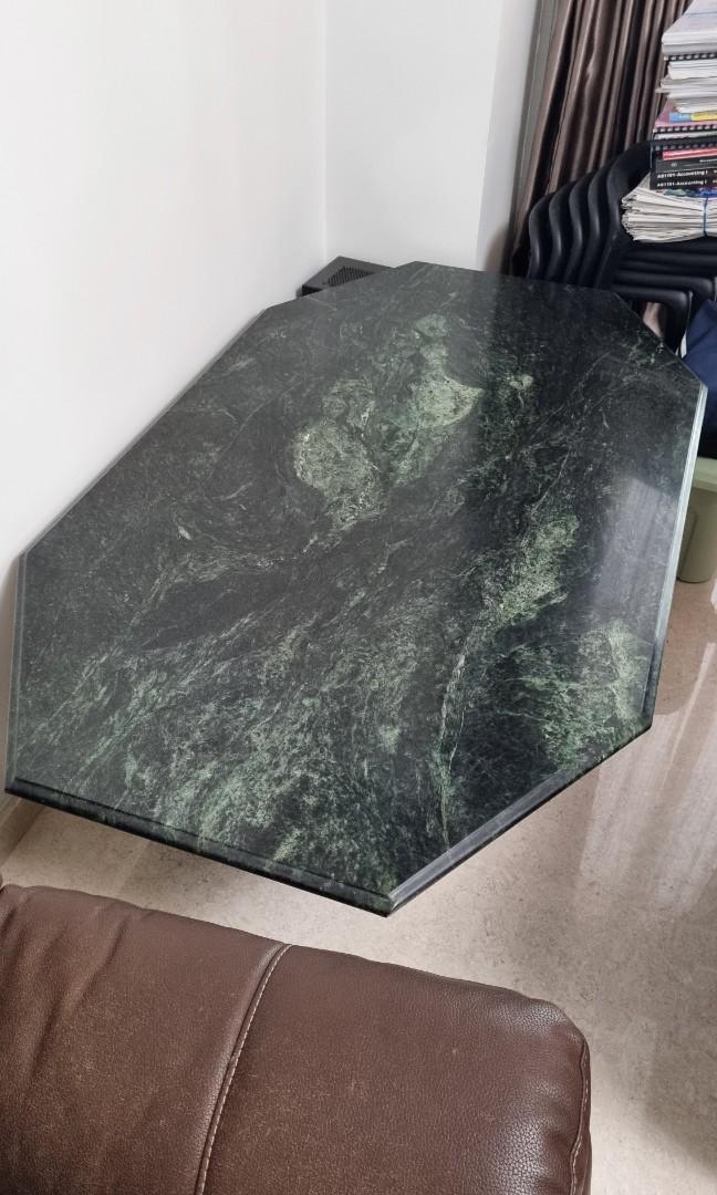 Marble Table (Category: Tables & Sets) located in Singapore. Submitted by joelyap (Listing ID 1154851345, Image 1). Description: Dimensions: 1.6m (length) x 0.9m (breath) x 0.47m (height).