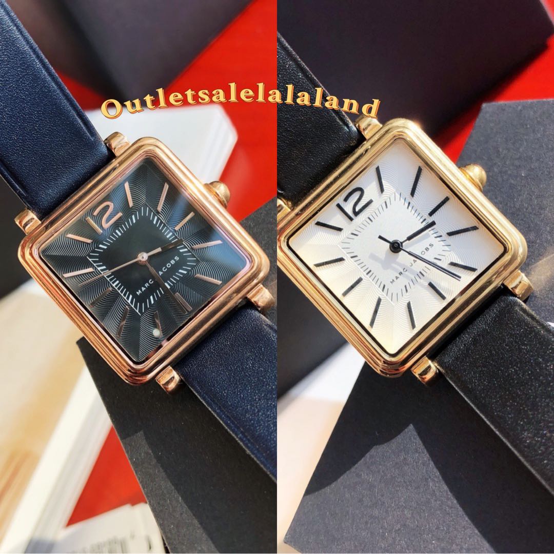 2️⃣色⌚️MARC BY MARC JACOBS 皮錶帶復古手錶懷舊手錶方形手錶 