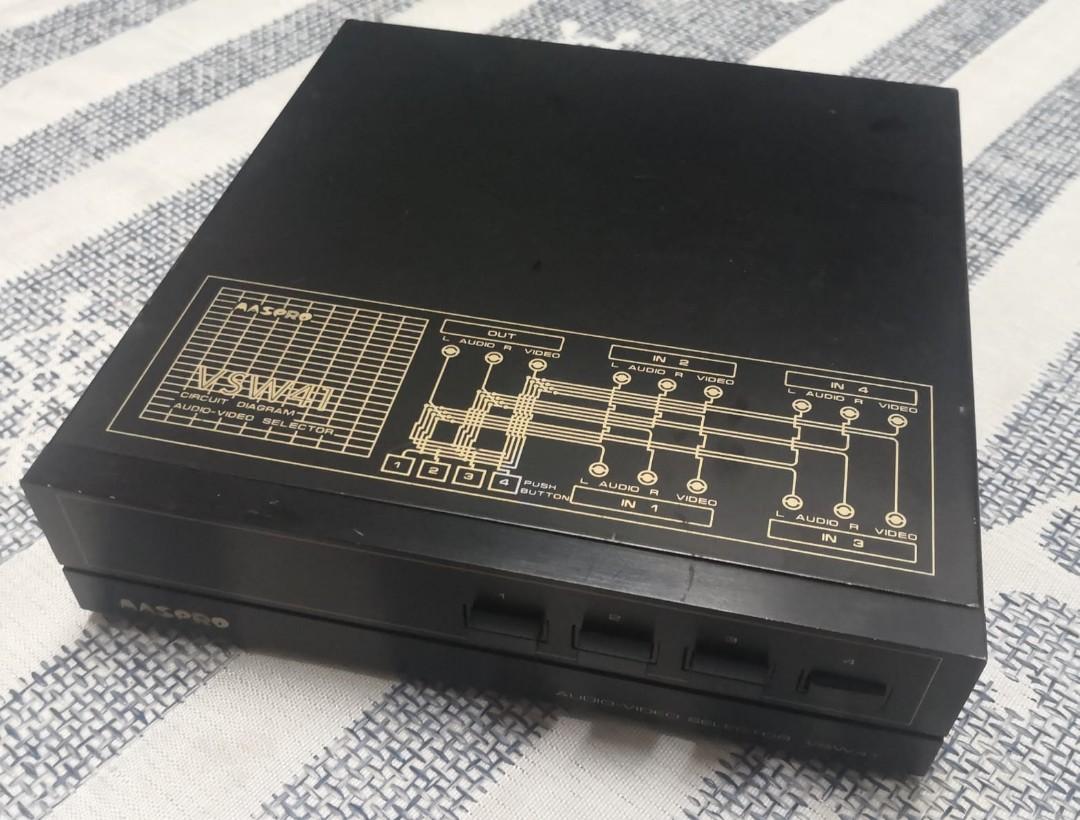 Maspro VSW-41 4-in/1-out AV Selector (old), 音響器材, Soundbar