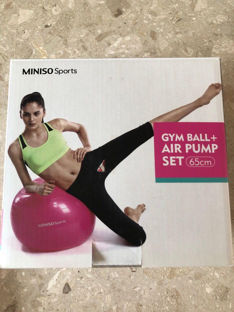 Gym ball on sale miniso