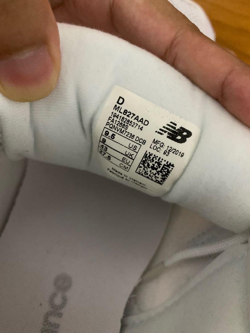 New Balance 827 Abzorb White Grey Men s Fashion Footwear