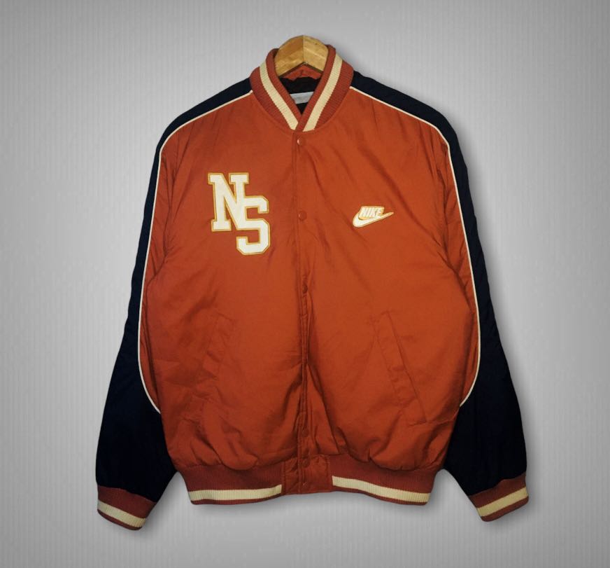 Nike Vintage Letterman Varsity Jacket, Men's Fashion, Coats, Jackets ...