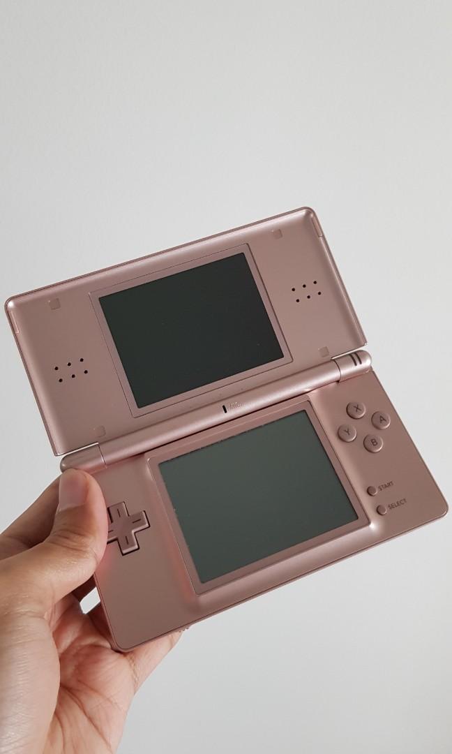 Nintendo Ds Lite Metallic Rose Handheld System Gba Gameboy Advance Ds Dsl Dslite Ndsl Video Gaming Video Game Consoles Nintendo On Carousell