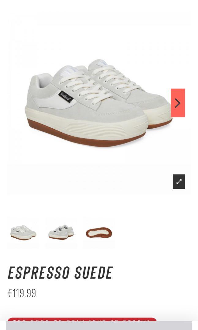 Northwave Espresso Suede White sneakers, Women's Fashion, Footwear